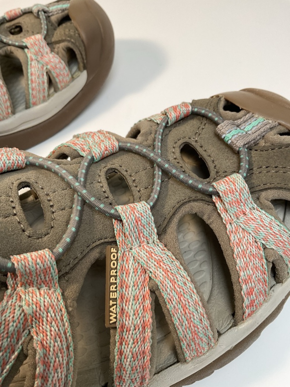 KEEN Waterproof Hiking Sandals Womens Size 7 Outdoor Comfort Trail Shoes - Picture 8 of 10
